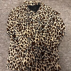 Beth Dutton Yellowstone (Spirit) Leopard Print Faux Fur Coat